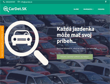 Tablet Screenshot of cardetect.sk