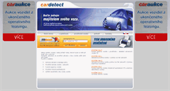 Desktop Screenshot of cardetect.cz